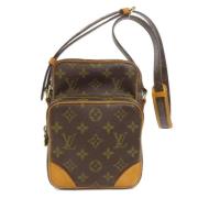 Louis Vuitton Vintage Pre-owned Canvas axelremsvskor Brown, Dam