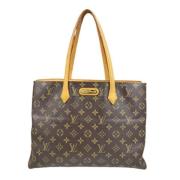 Louis Vuitton Vintage Pre-owned Canvas axelremsvskor Brown, Dam