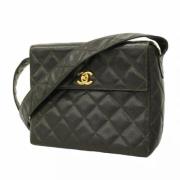 Chanel Vintage Pre-owned Laeder chanel-vskor Black, Dam