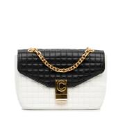 Celine Vintage Pre-owned Laeder crossbodyvskor White, Dam