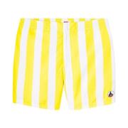 Jott Gula badshorts med patchlogo Yellow, Herr