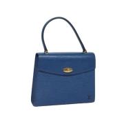 Louis Vuitton Vintage Pre-owned Laeder handvskor Blue, Dam