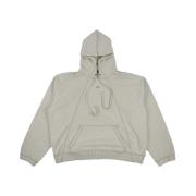 A-Cold-Wall Beige Millbank Hoodie med Dragsko Huva Beige, Herr