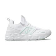 Emporio Armani EA7 Låga sneakers i vitt White, Herr