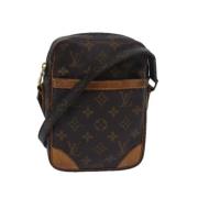 Louis Vuitton Vintage Pre-owned Canvas axelremsvskor Brown, Dam