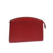 Louis Vuitton Vintage Pre-owned Laeder kuvertvskor Red, Dam