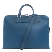 Louis Vuitton Vintage Pre-owned Laeder handvskor Blue, Dam