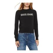 Guess Damtröja Logo Black, Dam