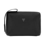 Guess Svart Kubisk Clutch Modena Gray, Herr