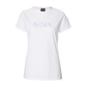 Hugo Boss Dam Logo Print T-shirt White, Dam