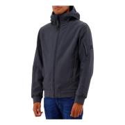 C.p. Company Svart Sand Softshell Jacka med Huva Blue, Herr