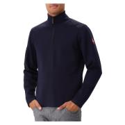 Canada Goose Marinblå Zip Sweater Stilren Blue, Herr