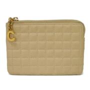 Celine Vintage Pre-owned Laeder plnbcker Beige, Dam