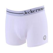 Jeckerson Stretch Boxer Briefs med Tryckt Logotyp White, Herr