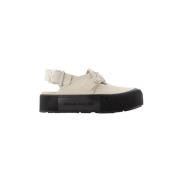 Alexander McQueen Laeder sandaler Beige, Dam