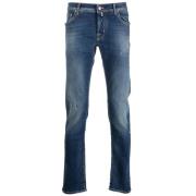 Jacob Cohën Slim Fit Blå Denim Jeans Blue, Herr