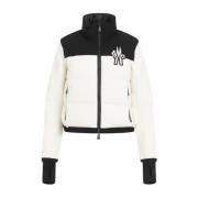 Moncler Vit Jacka för Stiliga Kvinnor White, Dam