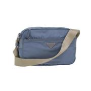 Prada Vintage Pre-owned Nylon prada-vskor Blue, Dam