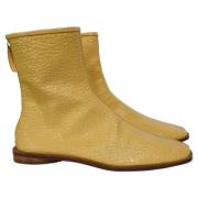 Acne Studios Pre-owned Pre-owned Laeder stvlar Yellow, Dam