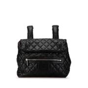 Chanel Vintage Pre-owned Laeder ryggsckar Black, Dam