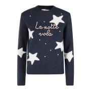 MC2 Saint Barth Stilren Crewneck Sweater Blue, Dam