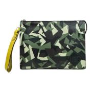 Fendi Vintage Pre-owned Laeder fendi-vskor Green, Herr