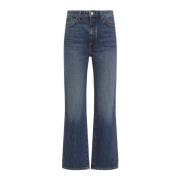 Khaite Blå Jeans för Kvinnor Aw24 Blue, Dam