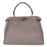 Fendi Vintage Pre-owned Laeder fendi-vskor Gray, Dam