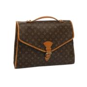 Louis Vuitton Vintage Pre-owned Canvas handvskor Brown, Dam