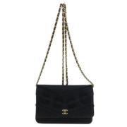 Chanel Vintage Pre-owned Canvas plnbcker Black, Dam