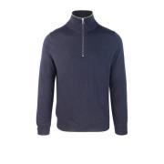 PS By Paul Smith Blå Merino Tratt Hals Tröja Blue, Herr