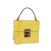 Louis Vuitton Vintage Pre-owned Laeder handvskor Yellow, Dam