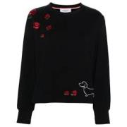 Thom Browne Casual Sweatshirt för Män Blue, Dam