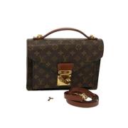 Louis Vuitton Vintage Pre-owned Canvas louis-vuitton-vskor Brown, Dam