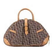 Dior Vintage Pre-owned Canvas handvskor Brown, Dam