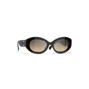 Chanel Ch5528 C501W1 Sunglasses Black, Dam