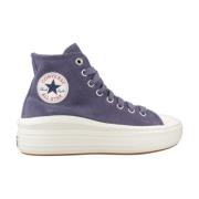 Converse Hög Topp Sneakers Move Stil Purple, Dam