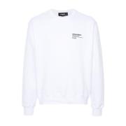 Dsquared2 Cool Fit Tröja med Tryck White, Herr