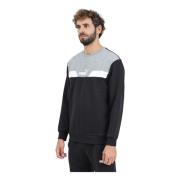 PUMA Colorblock Crewneck Sweater Black, Herr