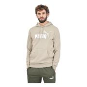 Puma Essentials+ Beige Hoodie Sweater Beige, Herr