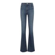 Paige Laurel Canyon High Rise Jeans Blue, Dam