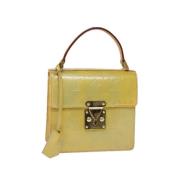 Louis Vuitton Vintage Pre-owned Laeder handvskor Yellow, Dam