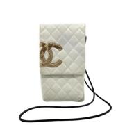 Chanel Vintage Pre-owned Laeder chanel-vskor White, Dam