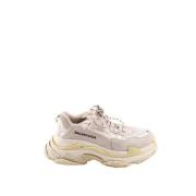 Balenciaga Vintage Pre-owned Laeder sneakers White, Dam