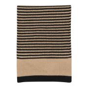 Roberto Collina Randig Costa Scarf Brown, Dam