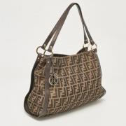 Fendi Vintage Pre-owned Canvas fendi-vskor Brown, Dam