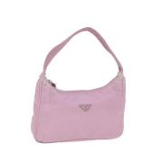 Prada Vintage Pre-owned Nylon prada-vskor Pink, Dam