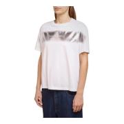 Liviana Conti Bomull Rund Hals Kortärmad T-shirt White, Dam