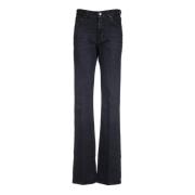 Haikure Svart Flora Jeans Black, Dam