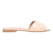 Manolo Blahnik Laeder sandaler Beige, Dam